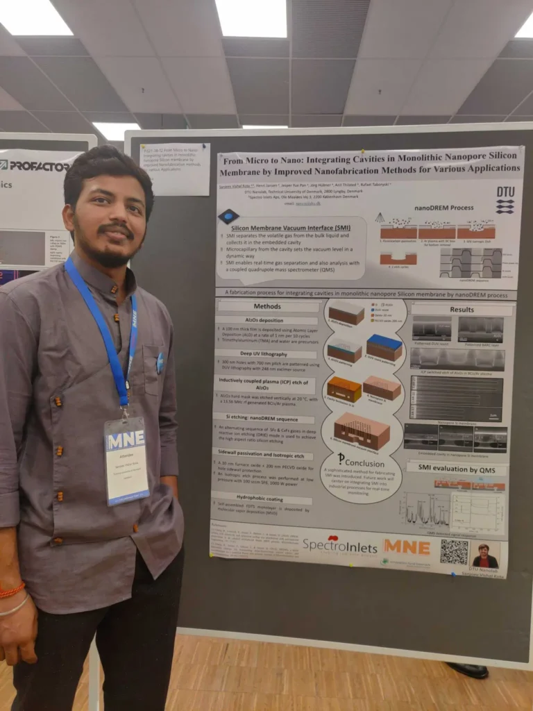 Spectro Inlets team member presenting at the MNE23 conference in Berlin